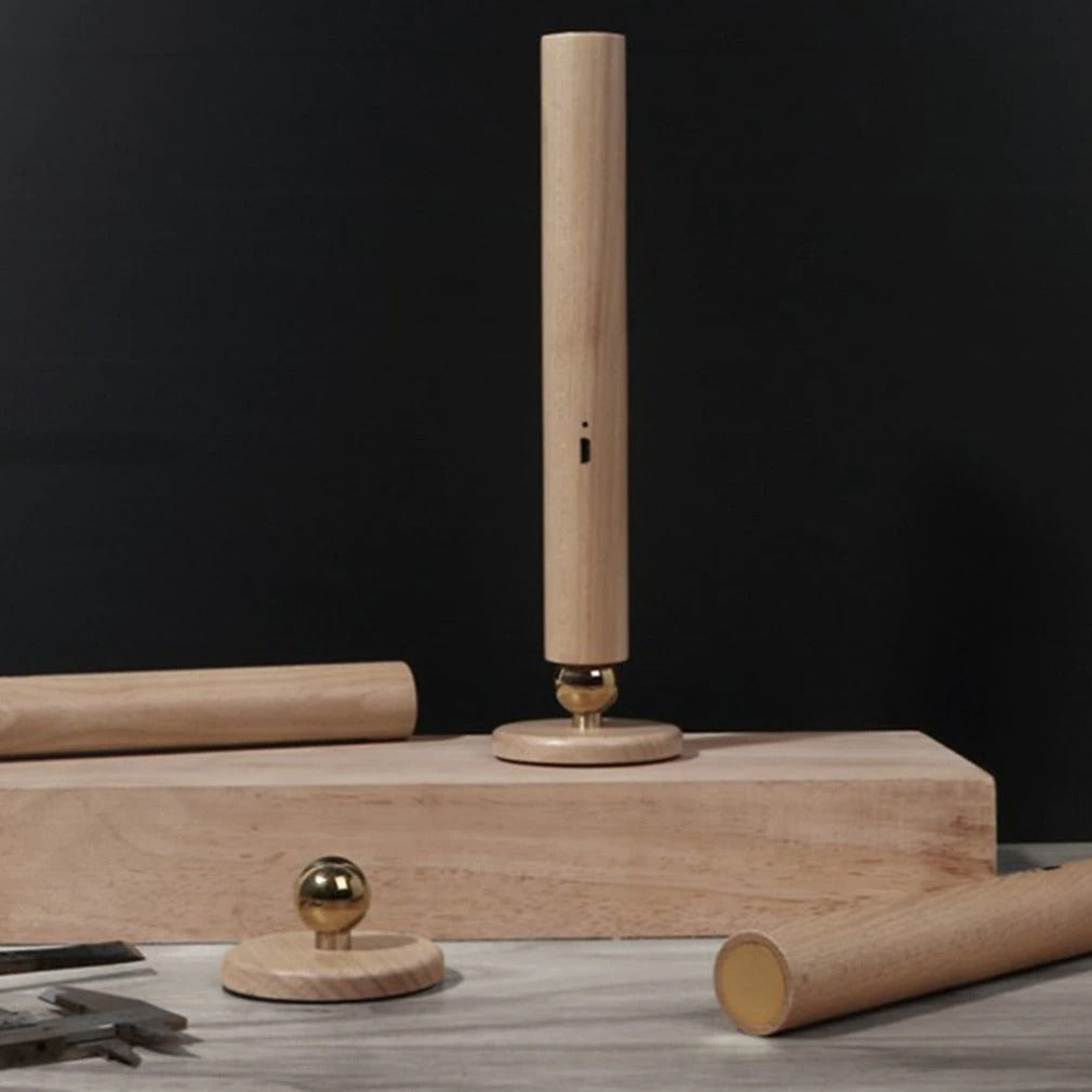 Led 360° Drehbare Wandleuchte Aus Holz-Bella Webshop