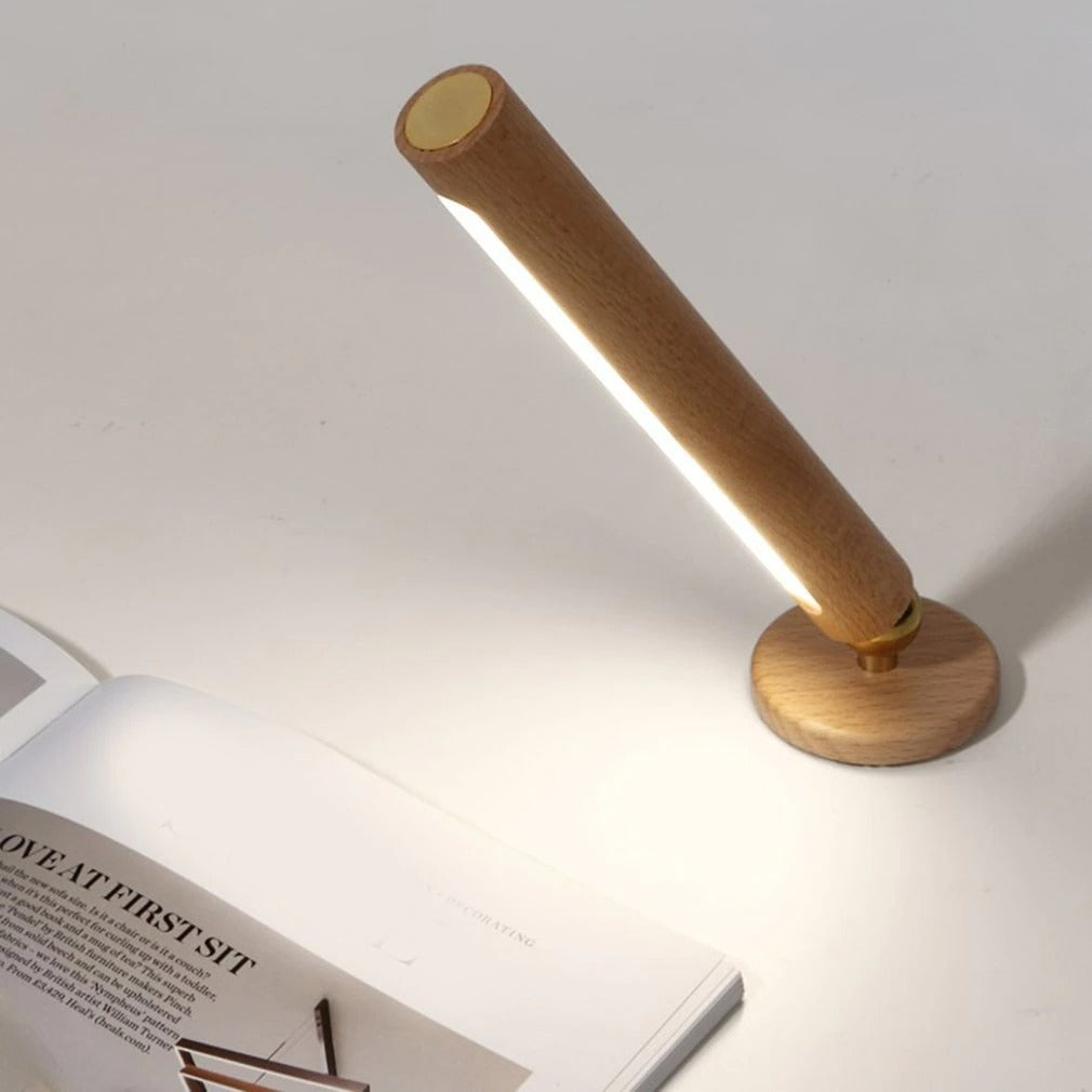 Led 360° Drehbare Wandleuchte Aus Holz-Bella Webshop