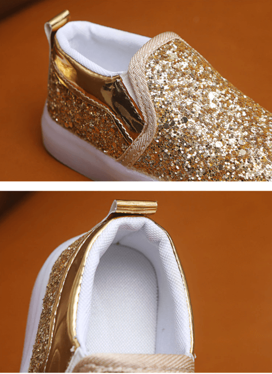 Led Glittery Kinder Turnschuhe-Bella Webshop