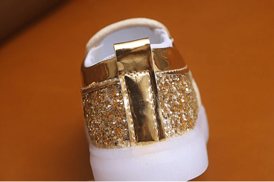 Led Glittery Kinder Turnschuhe-Bella Webshop