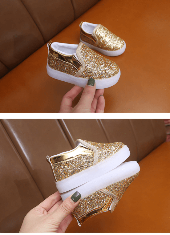 Led Glittery Kinder Turnschuhe-Bella Webshop