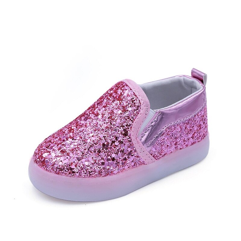 Led Glittery Kinder Turnschuhe-Bella Webshop