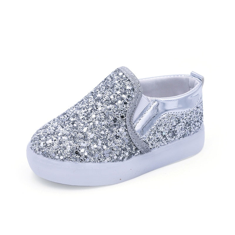 Led Glittery Kinder Turnschuhe-Bella Webshop