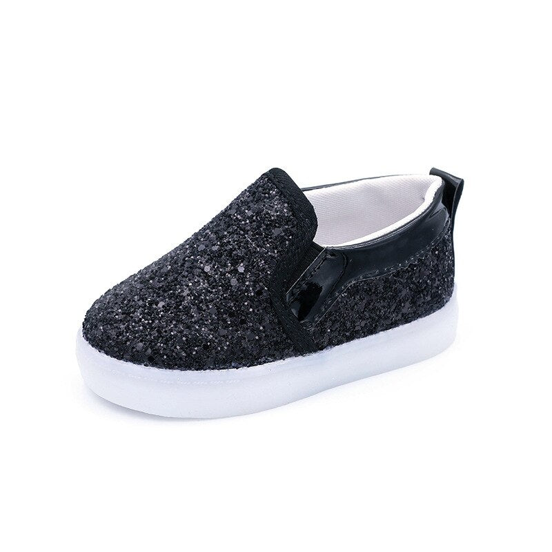 Led Glittery Kinder Turnschuhe-Bella Webshop