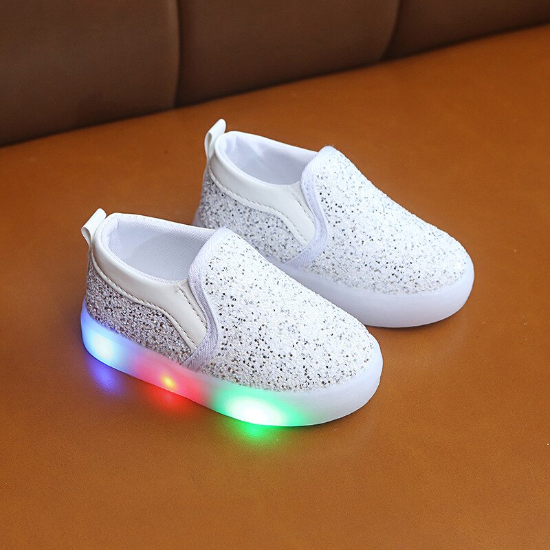 Led Glittery Kinder Turnschuhe-Bella Webshop
