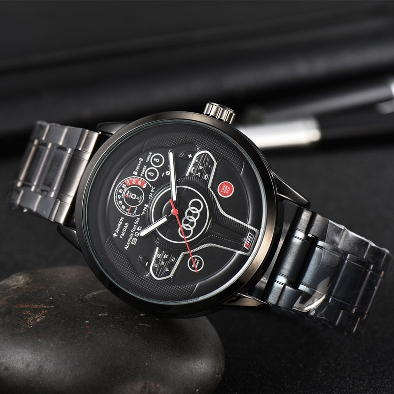 Lenkrad Modell Uhr-Bella Webshop