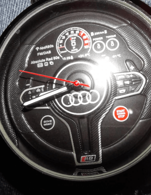 Lenkrad Modell Uhr-Bella Webshop