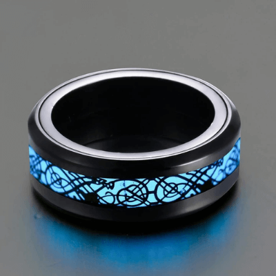 Leuchtender Keltischer Drachenring-Bella Webshop