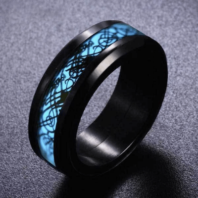 Leuchtender Keltischer Drachenring-Bella Webshop