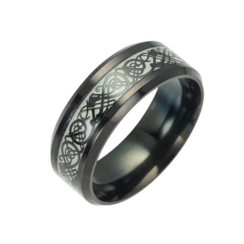 Leuchtender Keltischer Drachenring-Bella Webshop