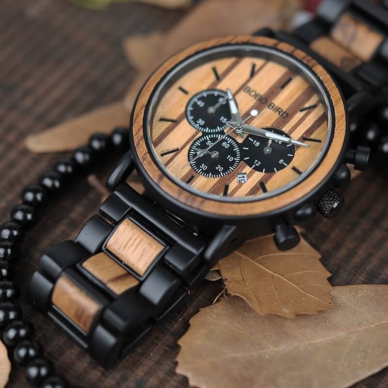 Luxuriöse Herrenuhr Aus Holz-Bella Webshop