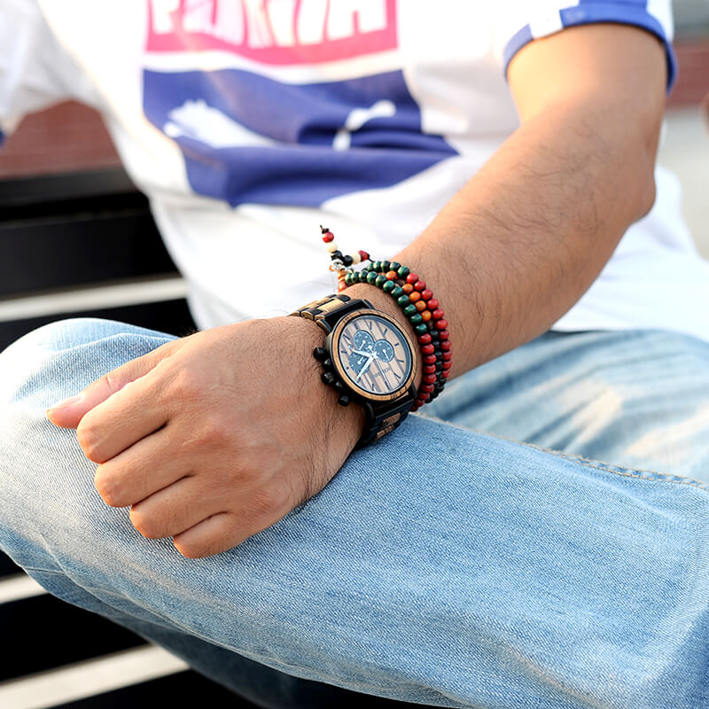 Luxuriöse Herrenuhr Aus Holz-Bella Webshop