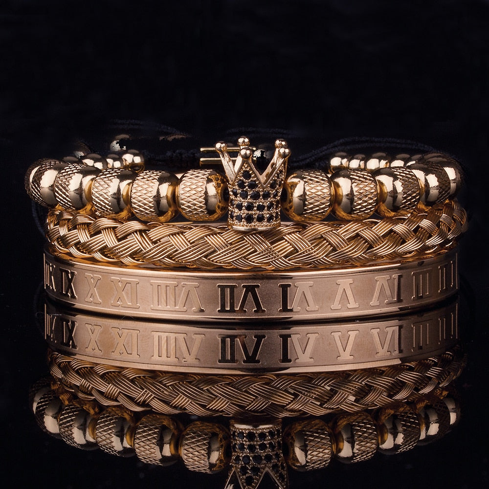 Luxuriöses Kronen-Armband-Set-Bella Webshop