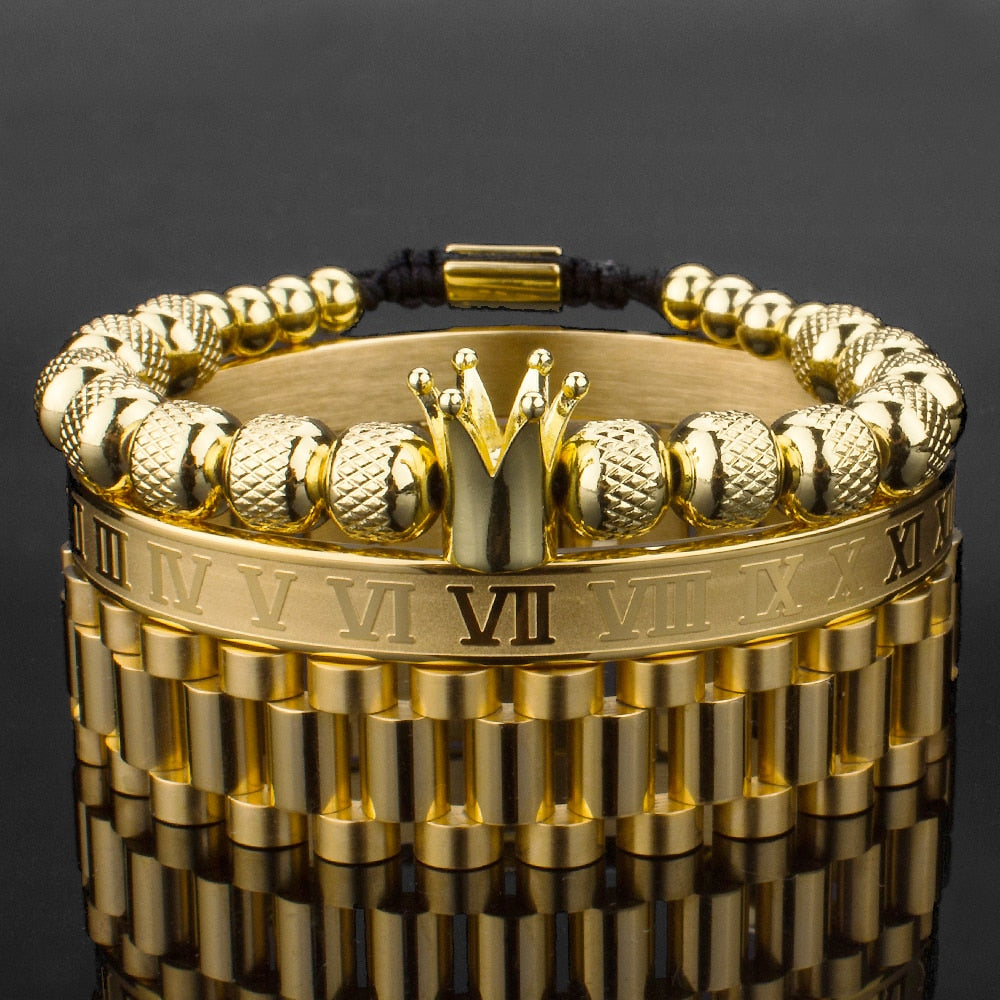 Luxuriöses Kronen-Armband-Set-Bella Webshop