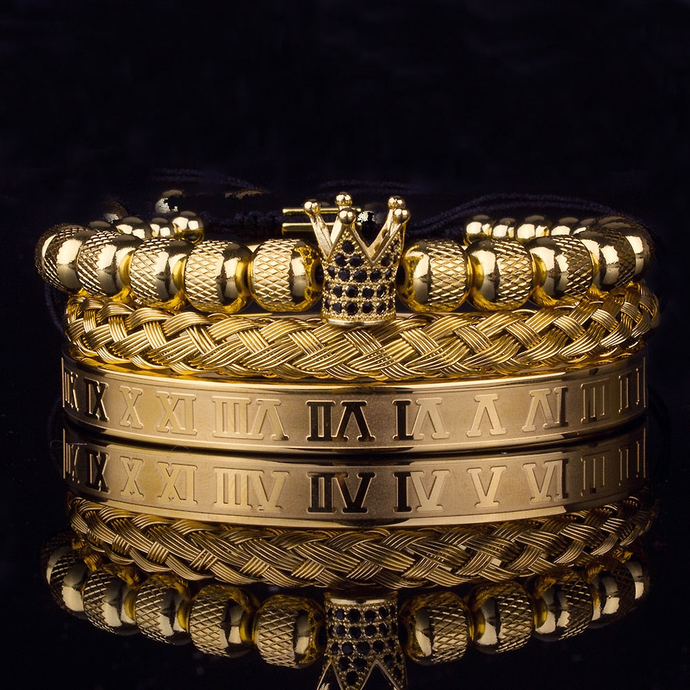 Luxuriöses Kronen-Armband-Set-Bella Webshop