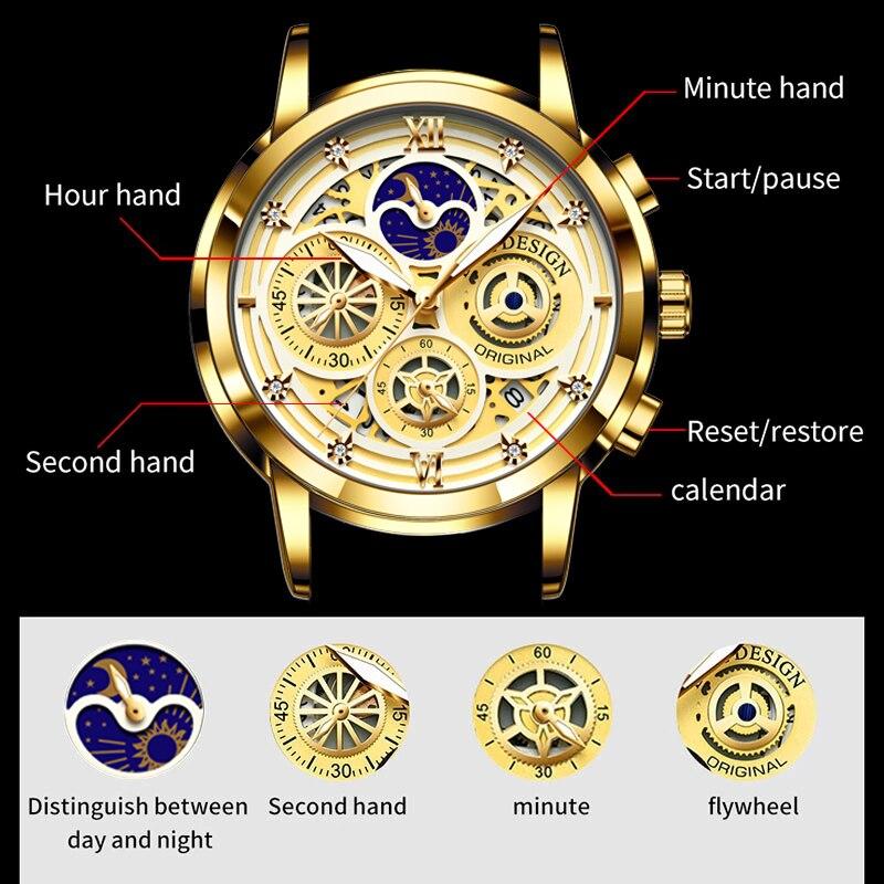 Luxus-Chronographenuhr Für Männer-Bella Webshop