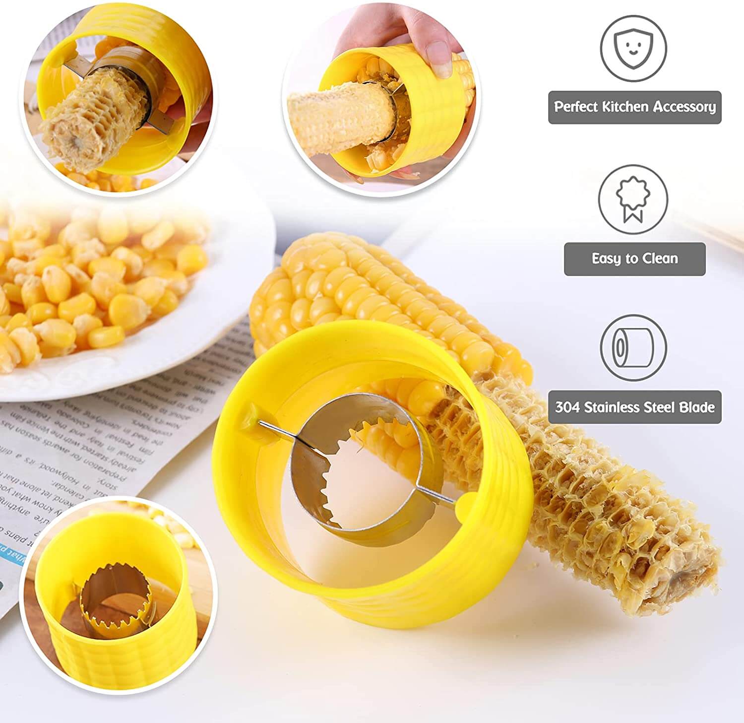 Maisdrescher Aus Edelstahl-Bella Webshop