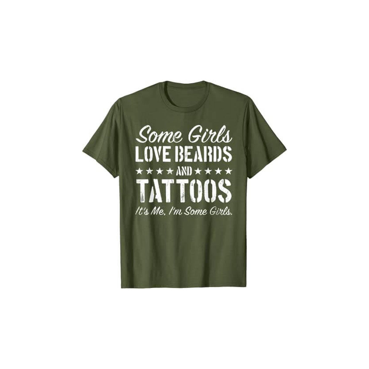 Manche Mädchen Lieben Bärte Und Tattoos T-Shirt-Bella Webshop