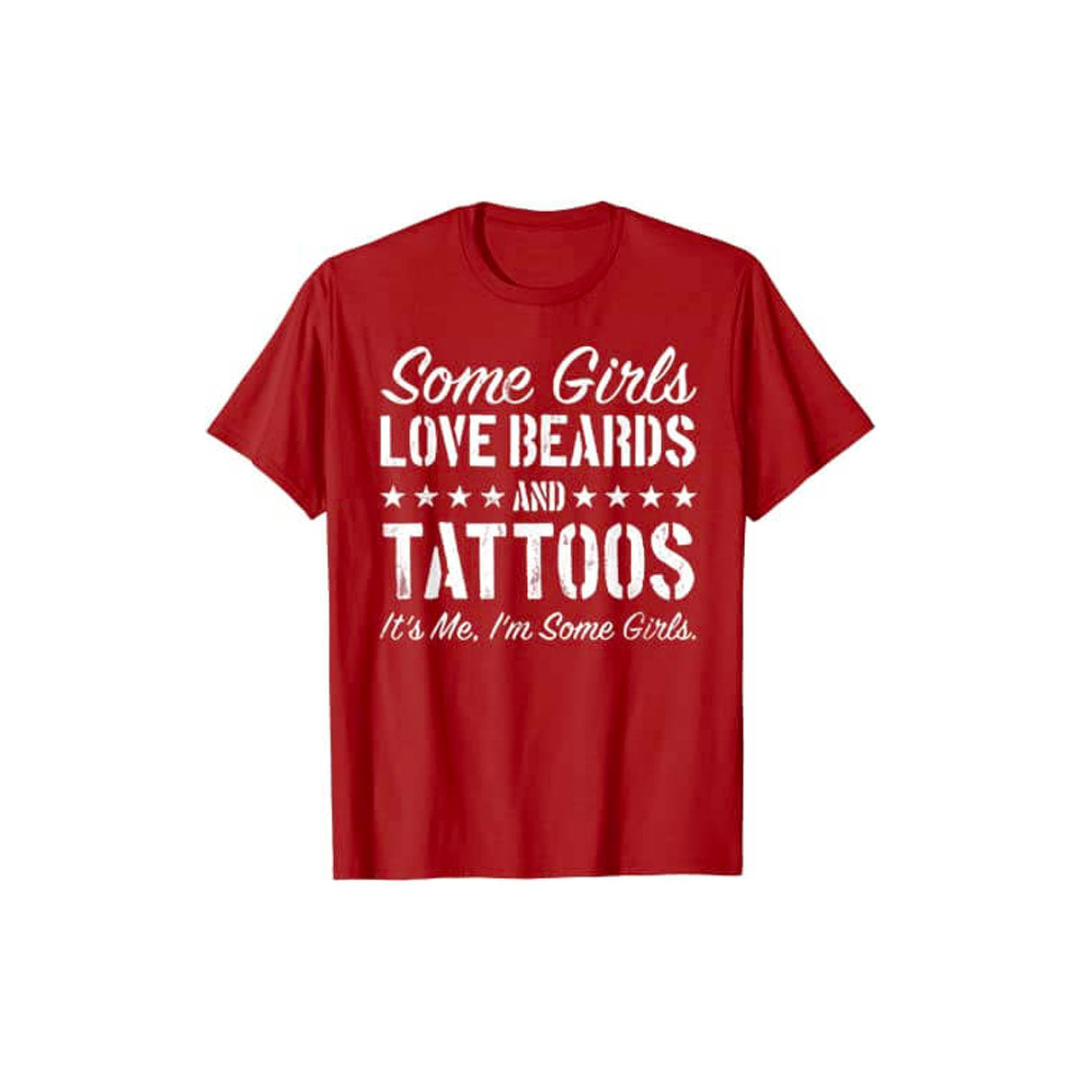 Manche Mädchen Lieben Bärte Und Tattoos T-Shirt-Bella Webshop