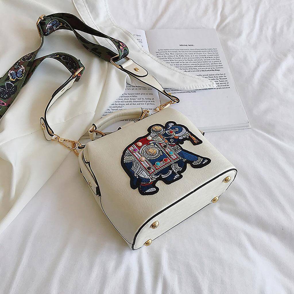 Mandala-Stickerei Tasche-Bella Webshop
