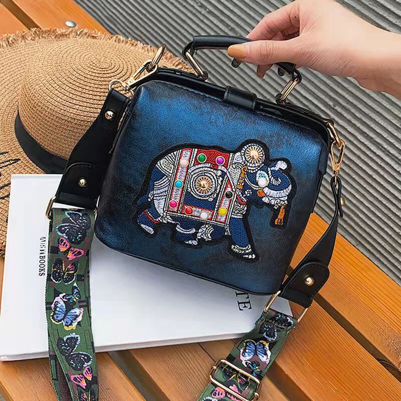 Mandala-Stickerei Tasche-Bella Webshop
