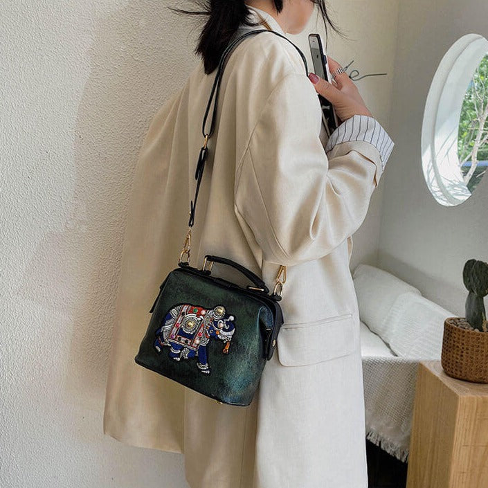 Mandala-Stickerei Tasche-Bella Webshop