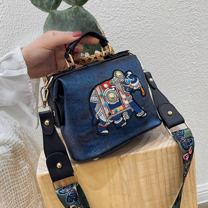 Mandala-Stickerei Tasche-Bella Webshop