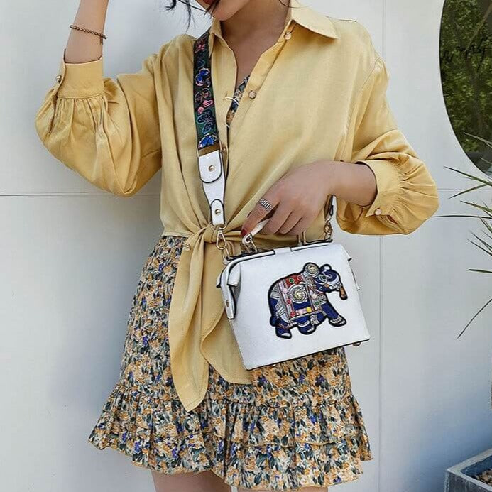 Mandala-Stickerei Tasche-Bella Webshop