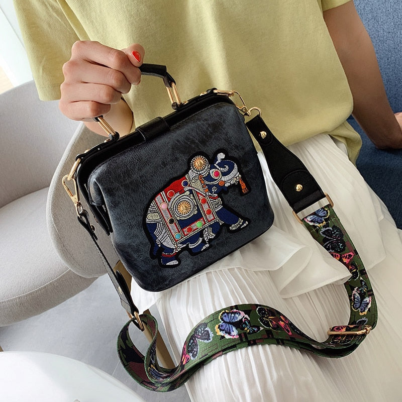 Mandala-Stickerei Tasche-Bella Webshop