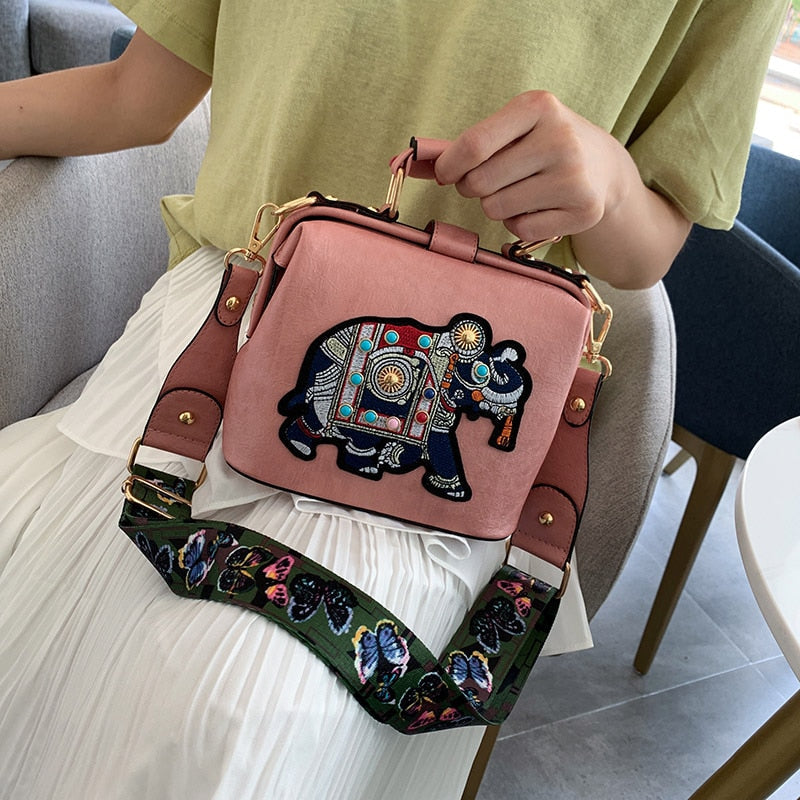 Mandala-Stickerei Tasche-Bella Webshop