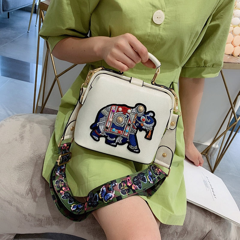 Mandala-Stickerei Tasche-Bella Webshop