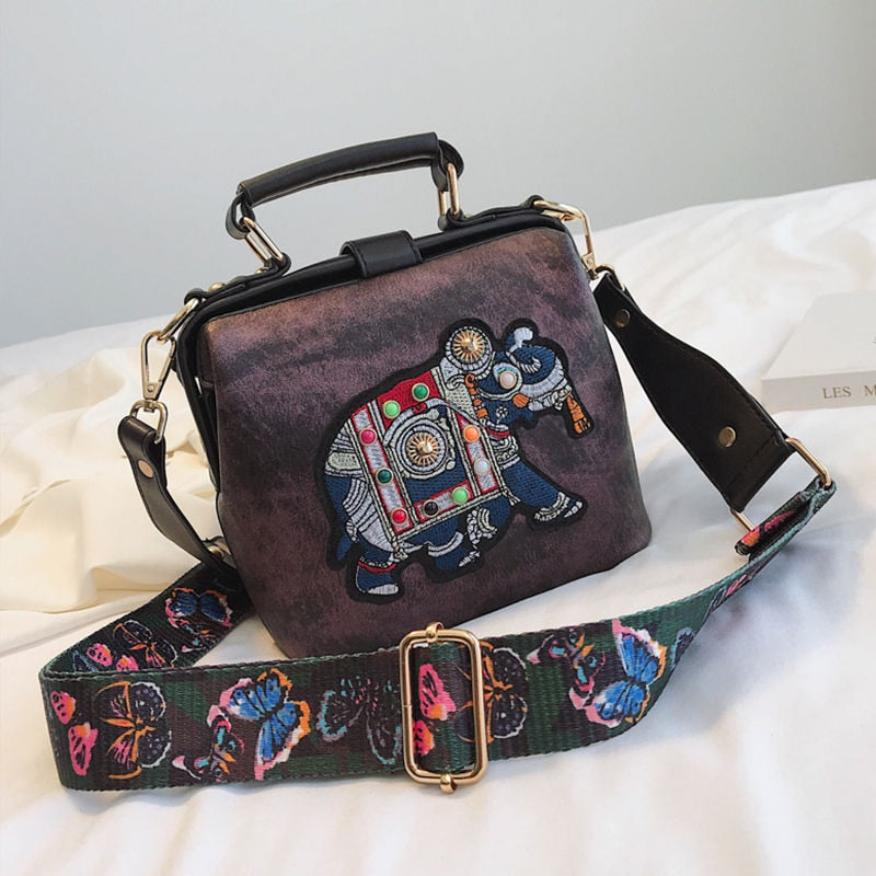 Mandala-Stickerei Tasche-Bella Webshop