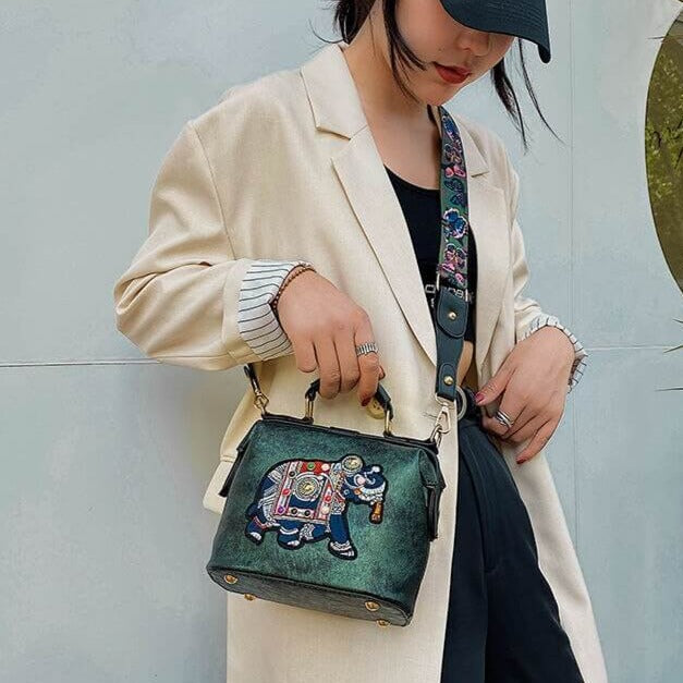 Mandala-Stickerei Tasche-Bella Webshop