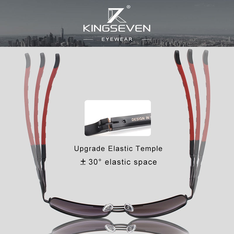 Männer Vintage Aluminium Polarisierte Sonnenbrille-Bella Webshop