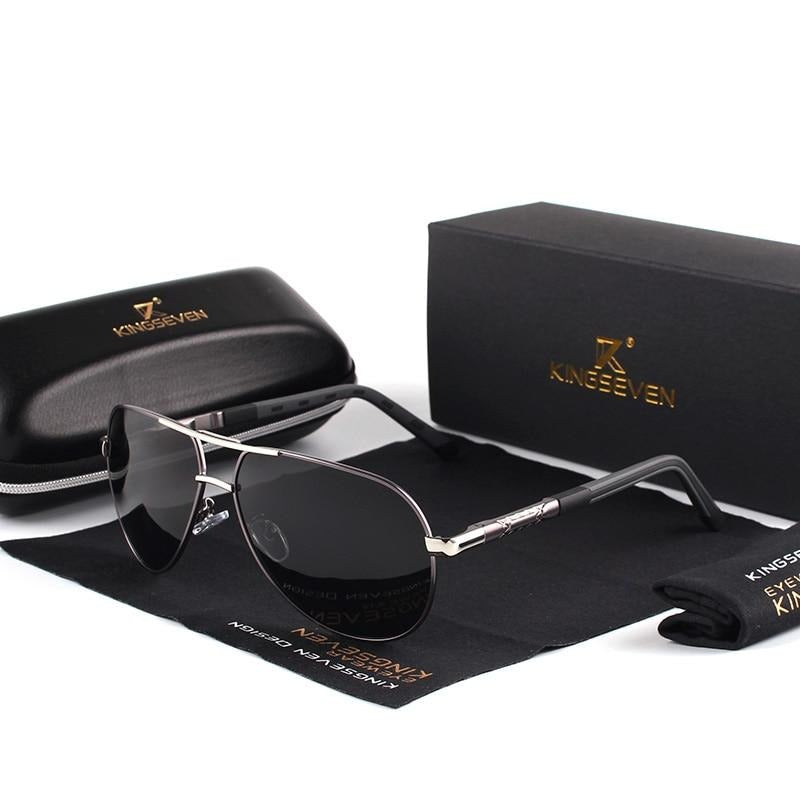 Männer Vintage Aluminium Polarisierte Sonnenbrille-Bella Webshop