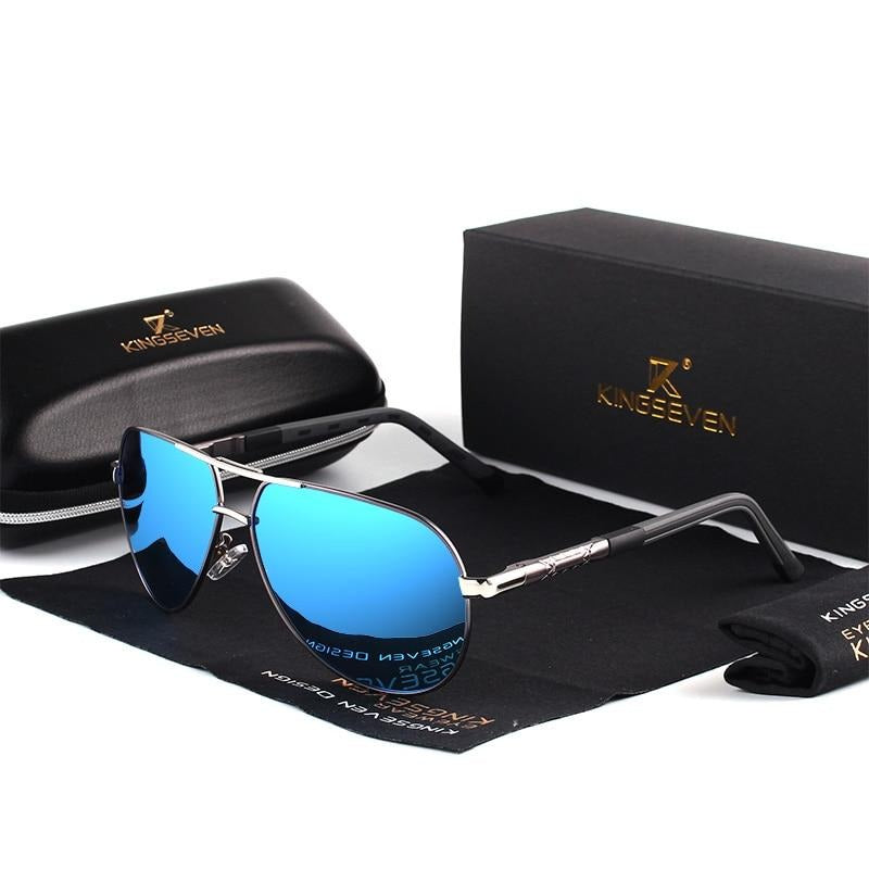 Männer Vintage Aluminium Polarisierte Sonnenbrille-Bella Webshop