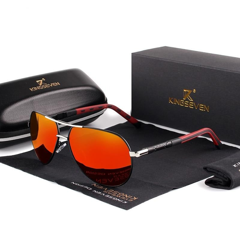 Männer Vintage Aluminium Polarisierte Sonnenbrille-Bella Webshop