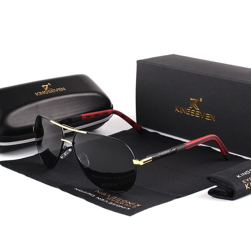 Männer Vintage Aluminium Polarisierte Sonnenbrille-Bella Webshop