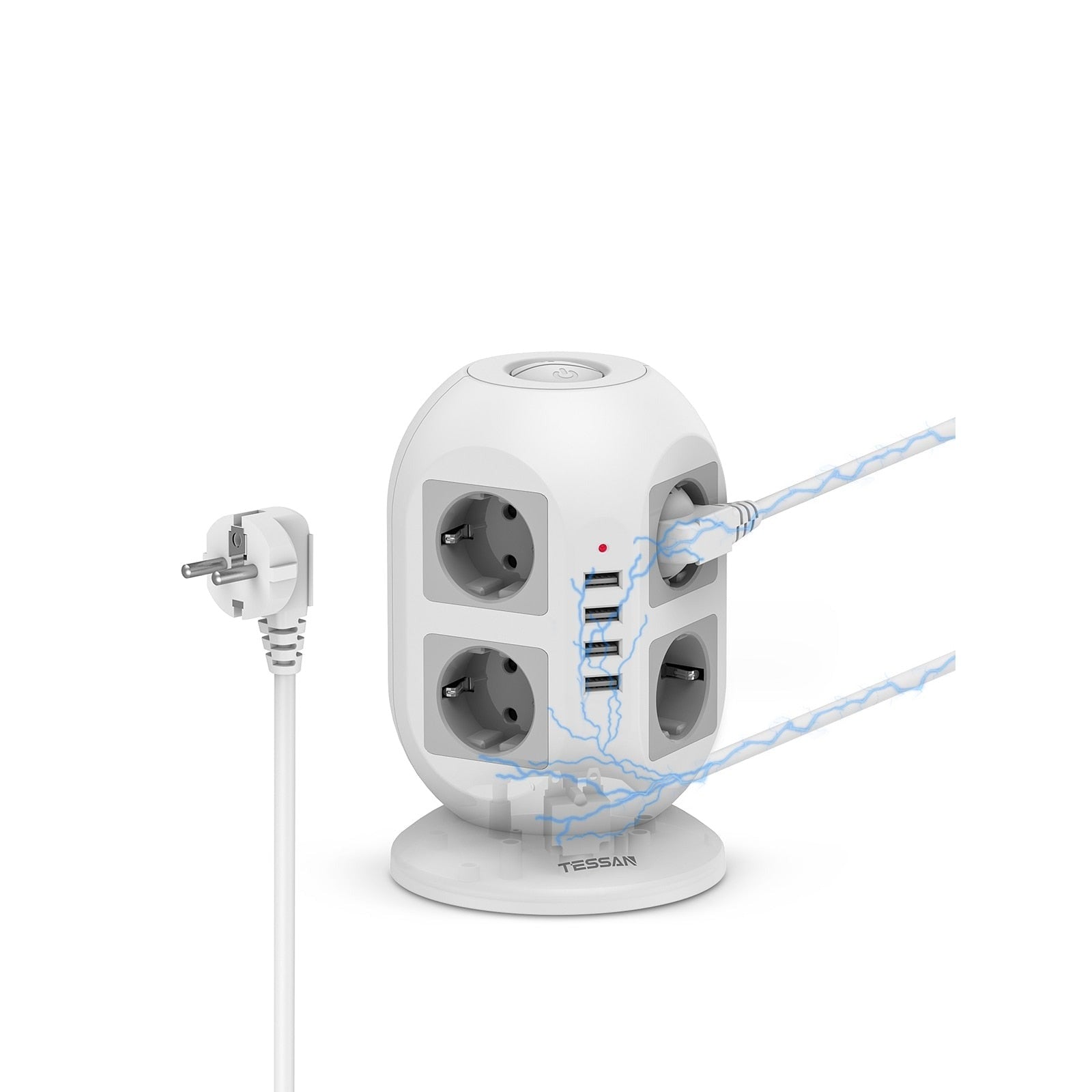 Mehrfachsteckdosenleiste Tower-Bella Webshop