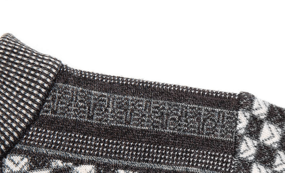 Men'S Knitted Plaid Sweaters-Bella Webshop