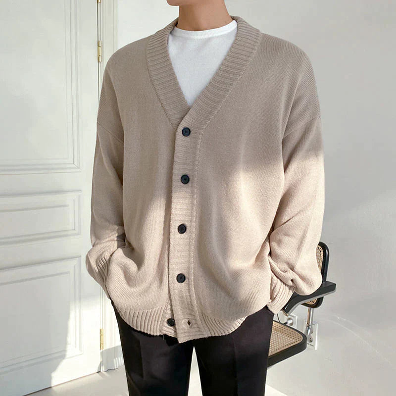 Men'S Strickjacke Mit Knopfleiste-Bella Webshop