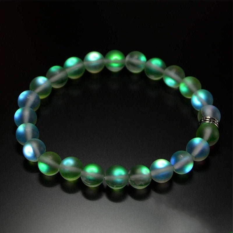 Mermaid Glass Mondstein Armbänder-Bella Webshop