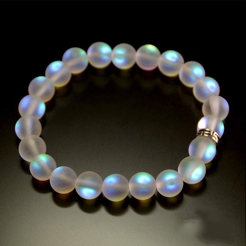 Mermaid Glass Mondstein Armbänder-Bella Webshop