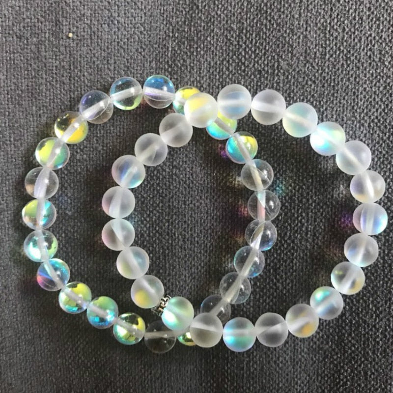 Mermaid Glass Mondstein Armbänder-Bella Webshop