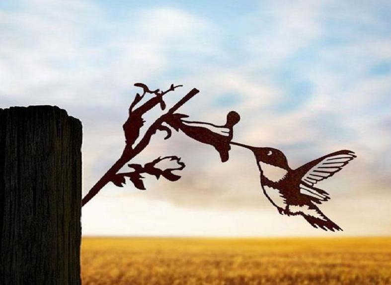Metall Kolibri Kunst Hof-Bella Webshop