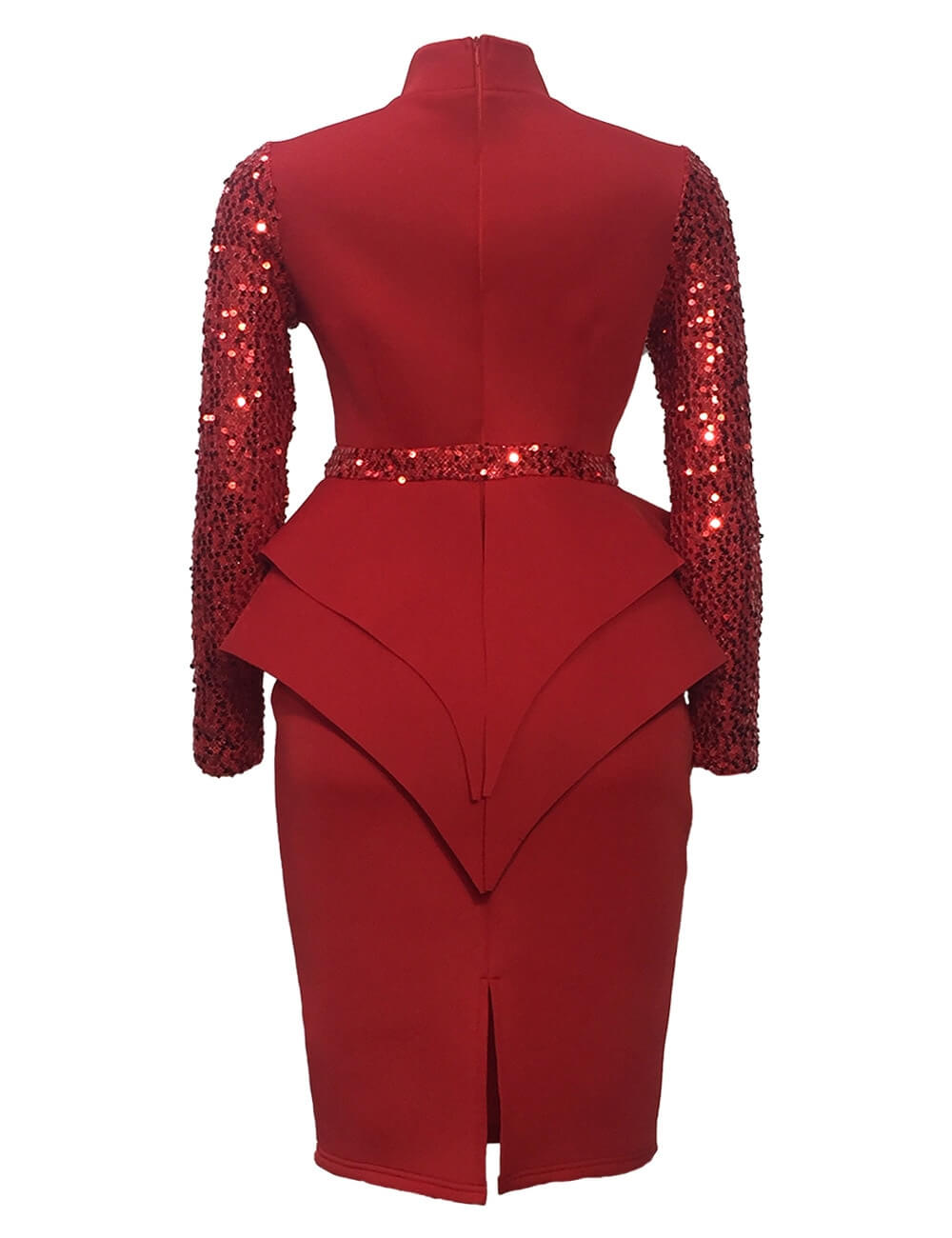 Midi-Bodycon-Paillettenkleid-Bella Webshop