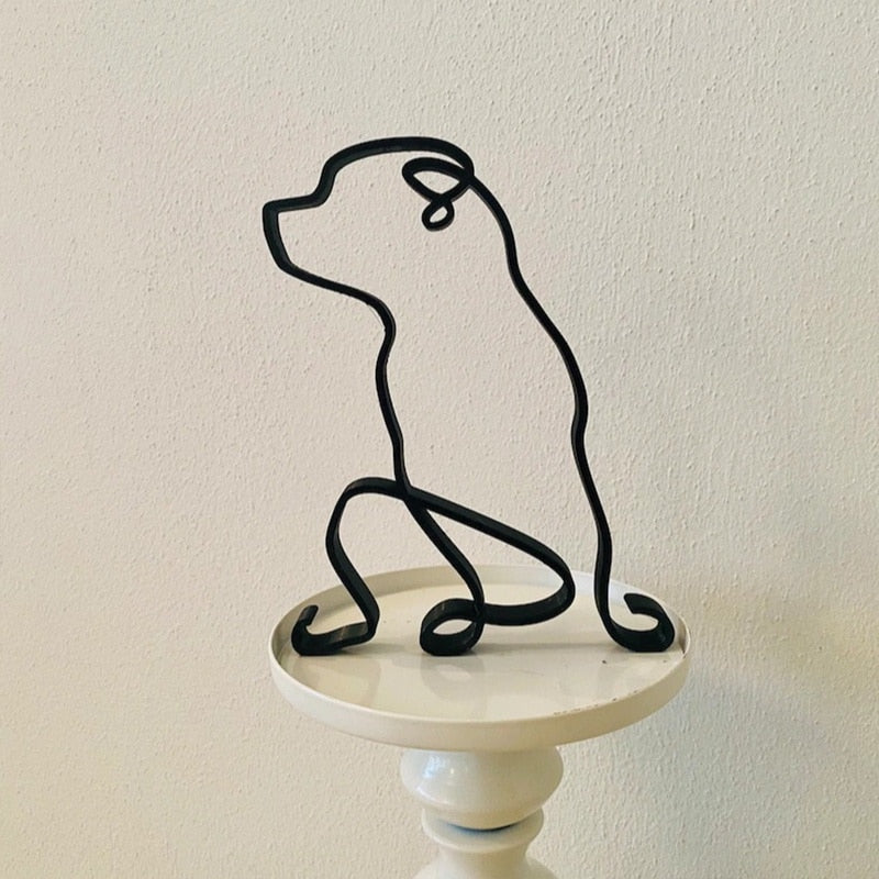 Minimalistische Hundeskulptur-Bella Webshop
