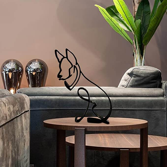Minimalistische Hundeskulptur-Bella Webshop