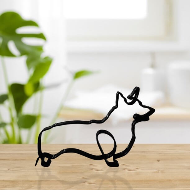 Minimalistische Hundeskulptur-Bella Webshop