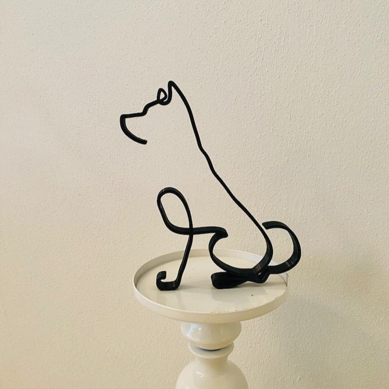 Minimalistische Hundeskulptur-Bella Webshop